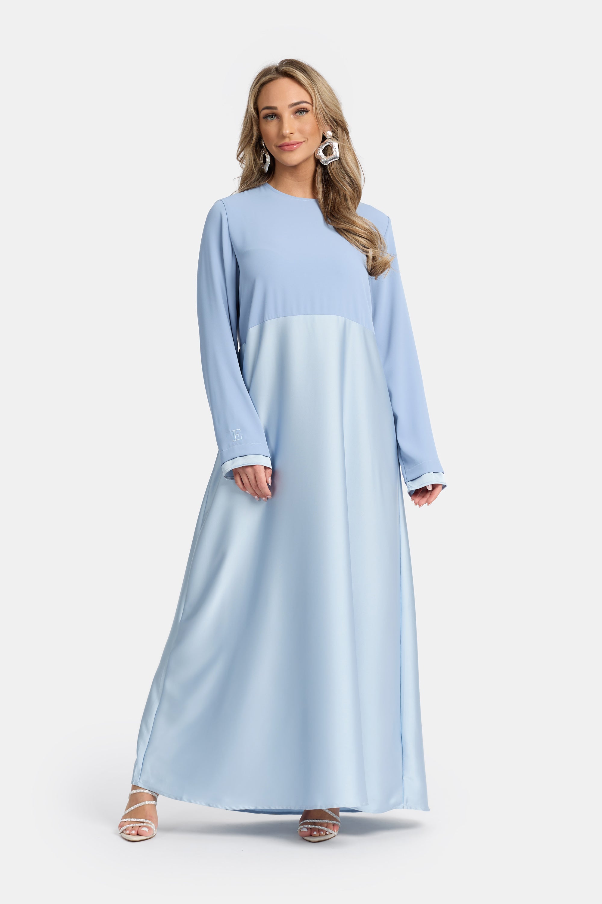 Double Lined Dress - Blue