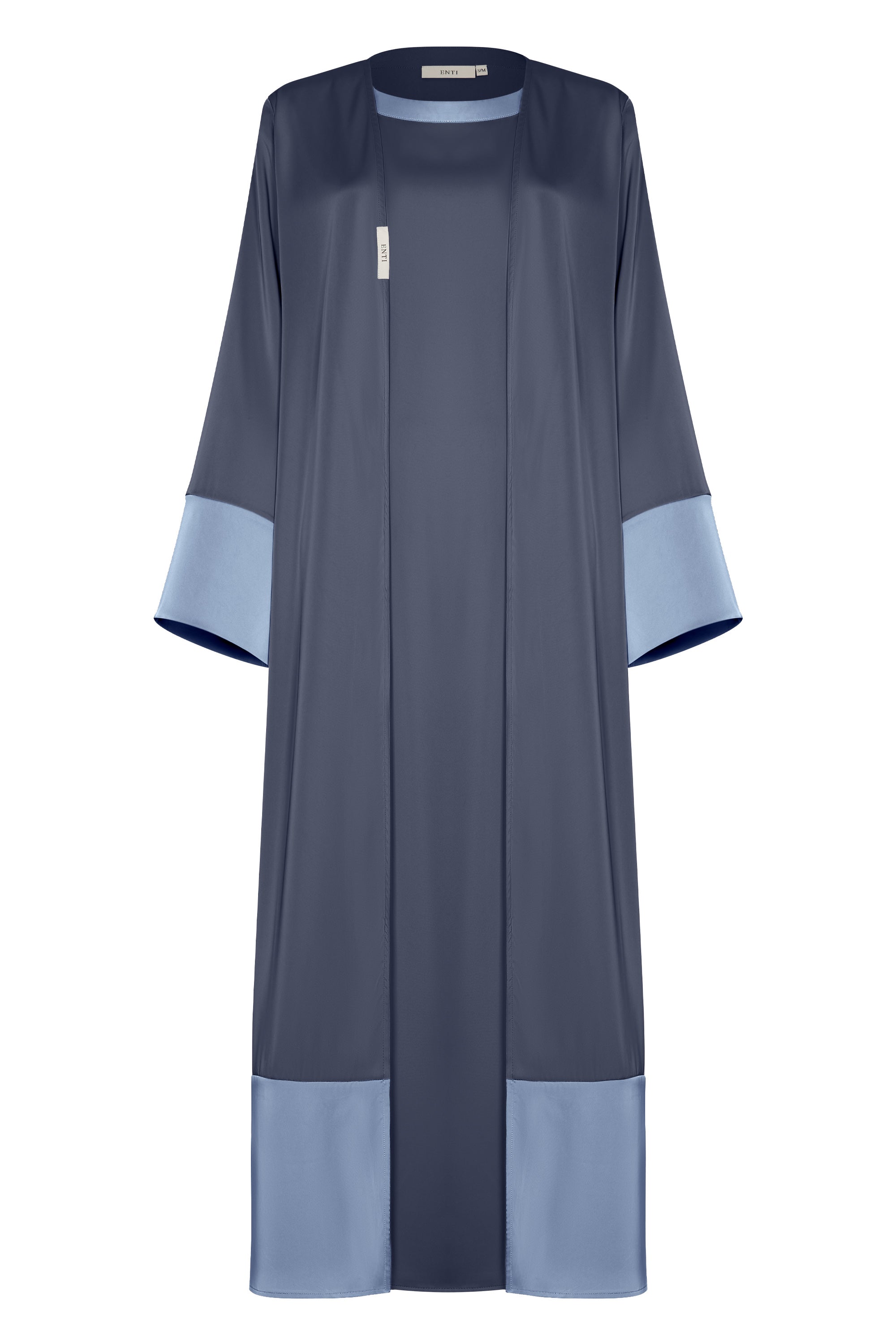 Muscat Satin Kimono Set - Porcelain Blue