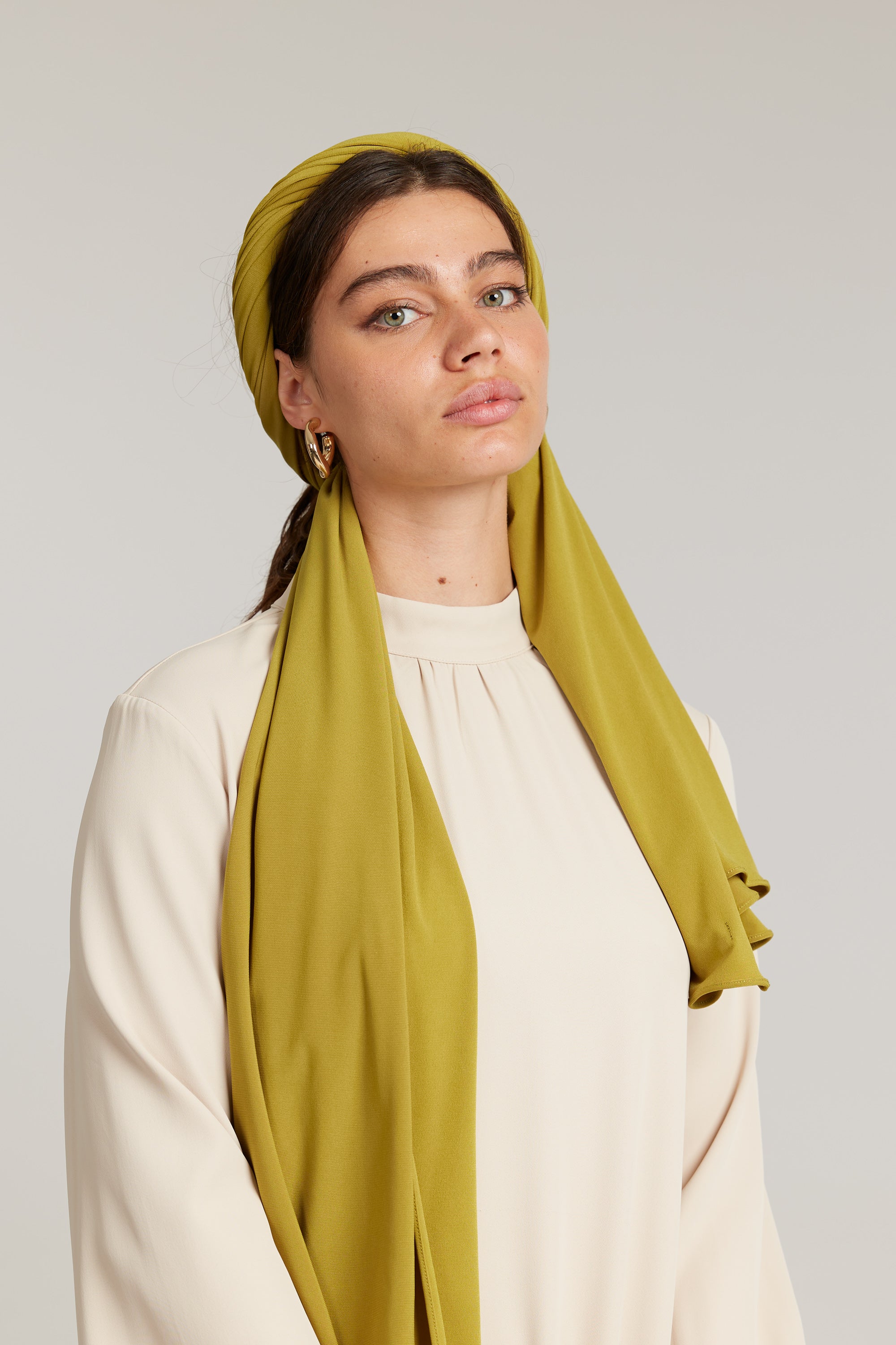 BREATHABLE JERSEY SCARF - MOSTERD