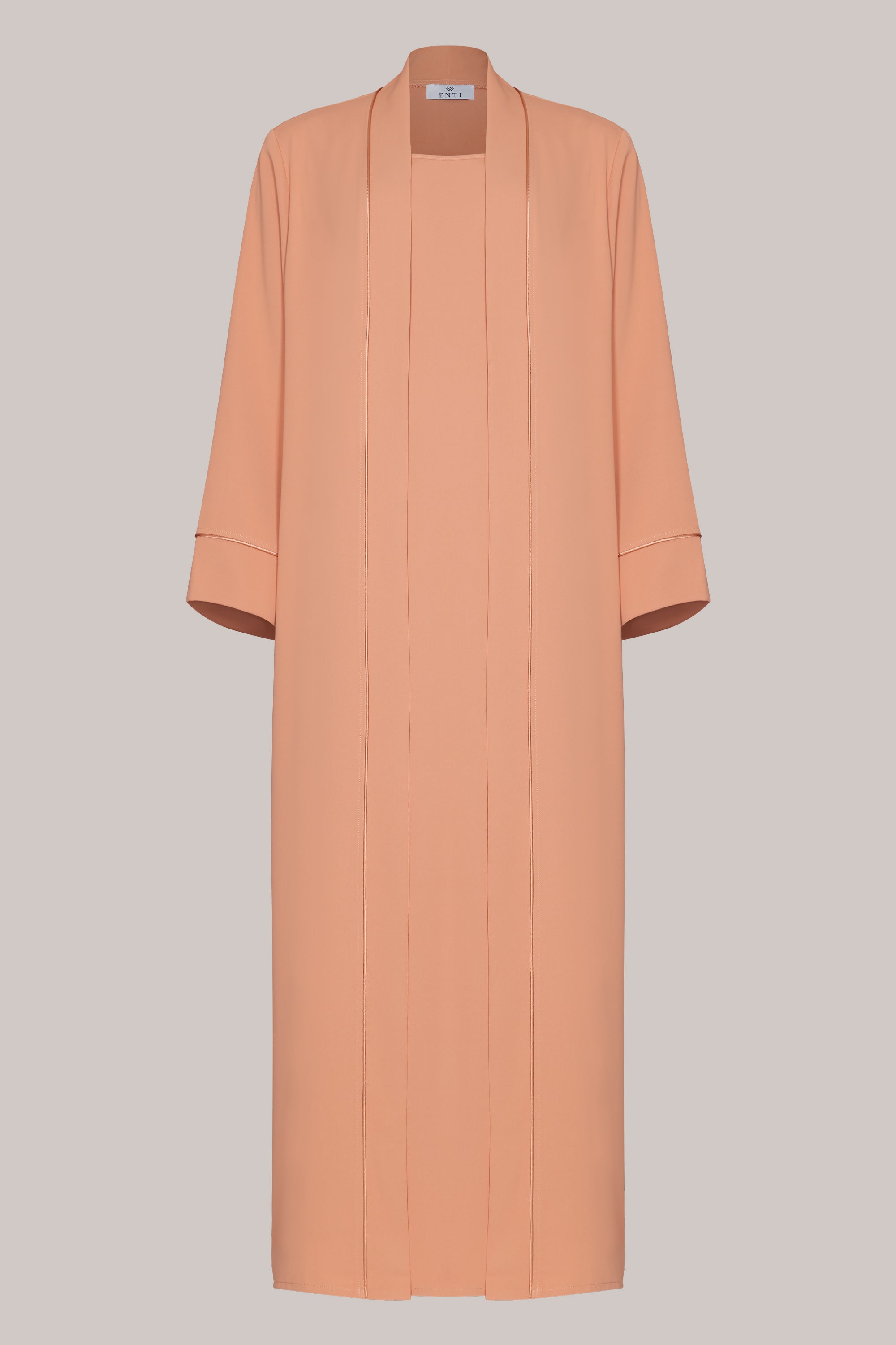 ESSENTIAL ABAYA AND DRESS - PEACH