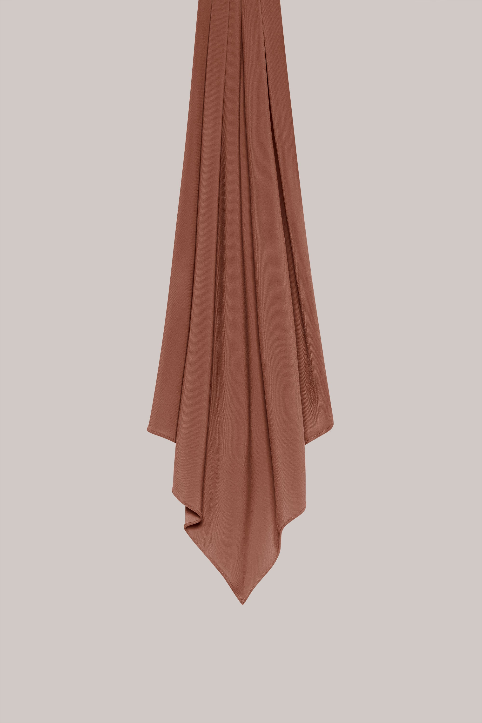 BREATHABLE JERSEY SCARF - CAMEL